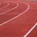 Athletics running track where athletes train for better sports performance