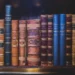 Books on a shelf, ready to be turned into movies and TV series