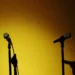 Stage microphone for stand-up comedian Katt Williams
