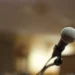Studio microphone for a Dallas hip-hop artist's recording session