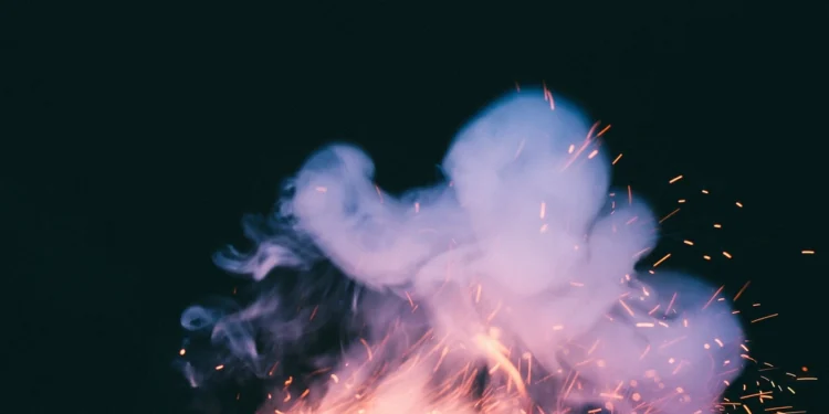 High-quality stock photo of bonfire flames