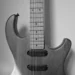Guitar representing the music of Mexican singer Christian Nodal