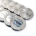 Cryptocurrency coins representing metaverse tokens like MoonLand
