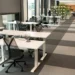 Modern office workplace representing an entrepreneur's business journey