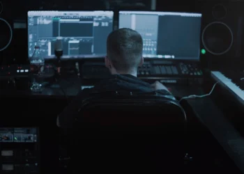 Music studio related to Nate Wylz and Soundz and their album VISIONZ