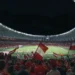 Soccer stadium ahead of Team USA's 2022 World Cup matches