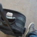 Travel suitcase packed for a student trip