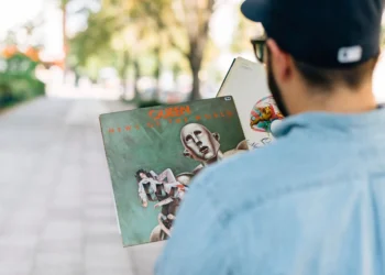 Vinyl record representing Eli Manna's album The God Complex