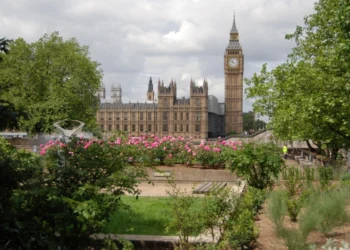 Houses of Parliament and Big Ben in Westminster during the UK PM race