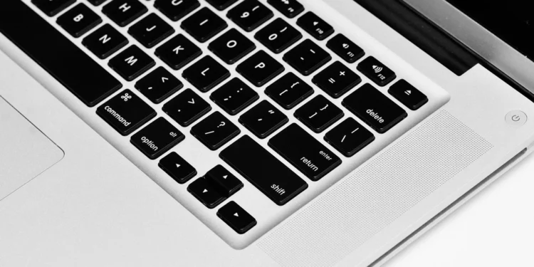 Laptop keyboard related to the Lenovo ThinkPad E15 review