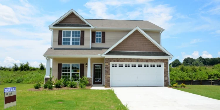 New home for sale in the real estate business