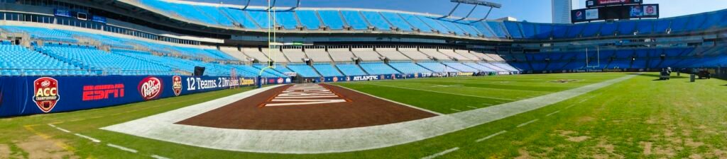 Bank of America Stadium in Charlotte, home of the Carolina Panthers
