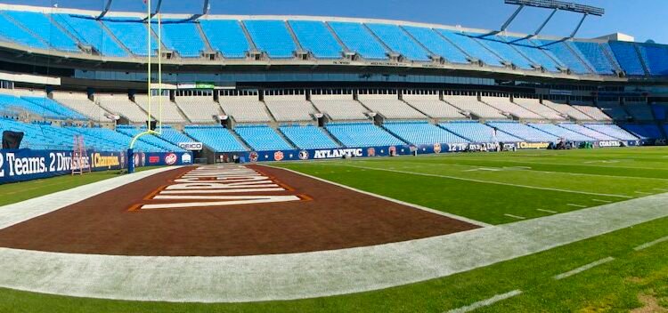 Bank of America Stadium in Charlotte, home of the Carolina Panthers